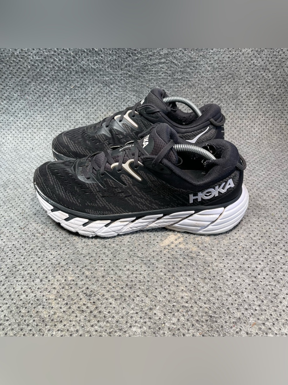 Hoka One One Gaviota 4 Wide Black Running Shoes Size 11 Men’s